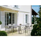 Rozkládací venkovní stůl až do 280 cm v kovovém provedení v Itálii - Dego Viadurini