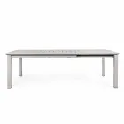 Rozkládací venkovní stůl v hliníkovém moderním designu Homemotion - Casper Viadurini