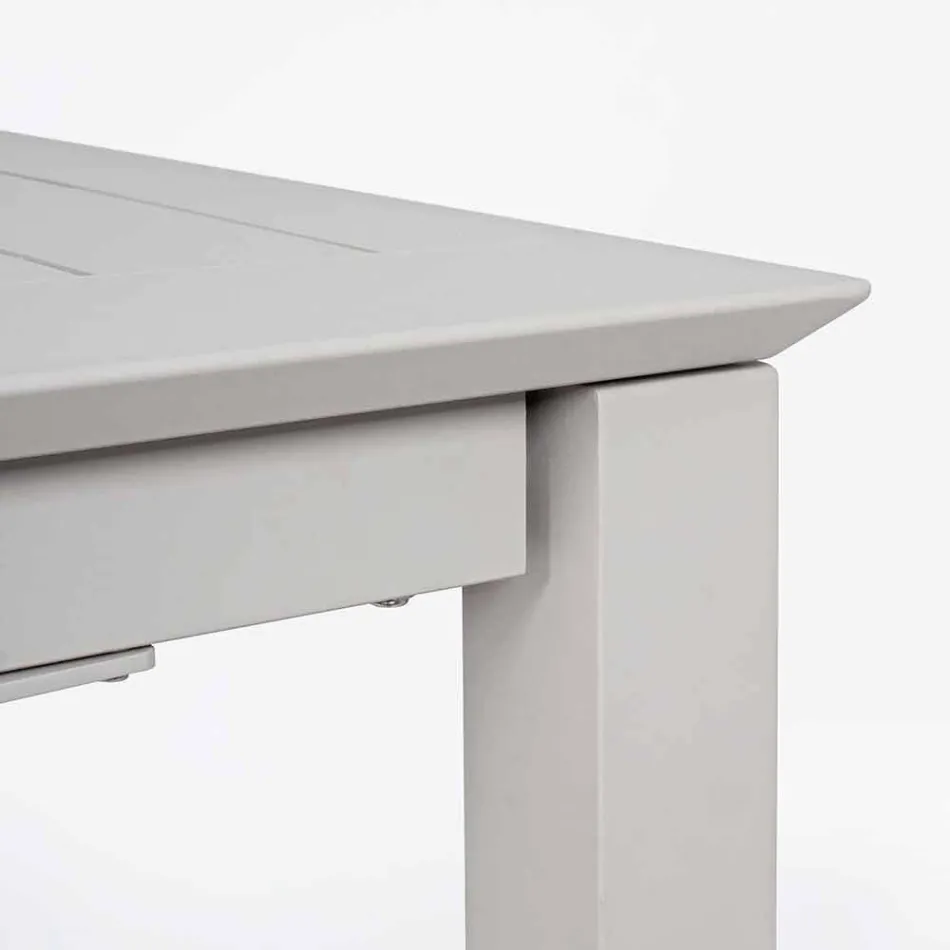 Rozkládací venkovní stůl v hliníkovém moderním designu Homemotion - Casper Viadurini