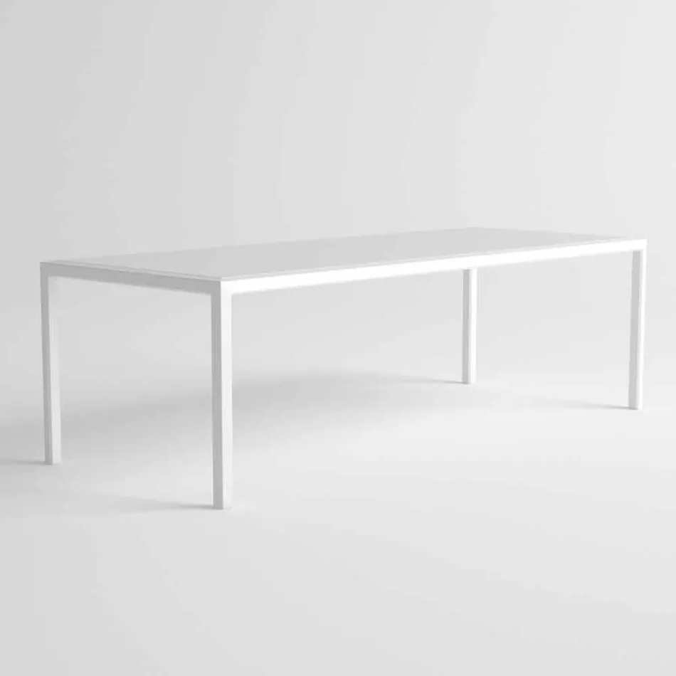 Venkovní stůl v hliníku moderního designu pro zahradu - Mississippi2 Viadurini