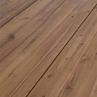 Venkovní stůl z akáciového dřeva s nohama z lakované oceli - Sheldon Viadurini