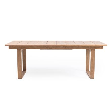Venkovní stůl z teakového dřeva Rozkládací na 270 cm - Marie Viadurini