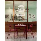 Čtvercový venkovní stůl vyrobený v Itálii - Benedikt Viadurini