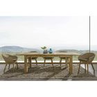 Rozkládací zahradní stůl na 260 cm ve dřevě, Homemotion 8 míst - Gismondo Viadurini