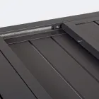 Rozkládací zahradní stůl až do 240 cm v bílé nebo tmavě hnědé barvě - Franz Viadurini