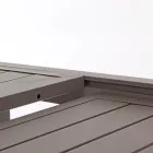 Rozkládací zahradní stůl až do 240 cm v bílé nebo tmavě hnědé barvě - Franz Viadurini