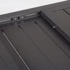 Rozkládací zahradní stůl až do 240 cm v bílé nebo tmavě hnědé barvě - Franz Viadurini