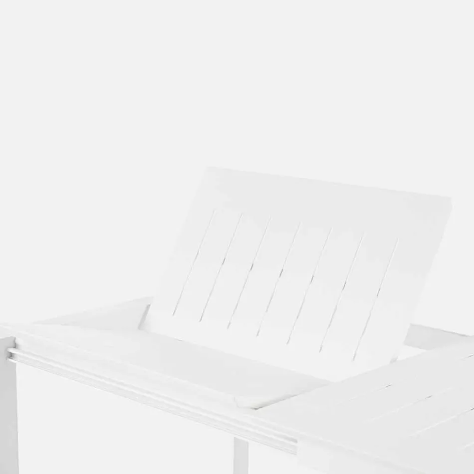 Roztažitelný zahradní stůl až do 240 cm v hliníkovém Homemotion - Pemberton Viadurini