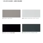 Podnož zahradního stolu z pozinkované oceli s deskou HPL Made in Italy - Brienne Viadurini