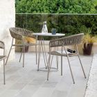 Ocelový zahradní stůl různých velikostí Made in Italy - Brienne Viadurini