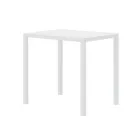 Obdélníkový zahradní stůl z pozinkované oceli Made in Italy - Azul Viadurini