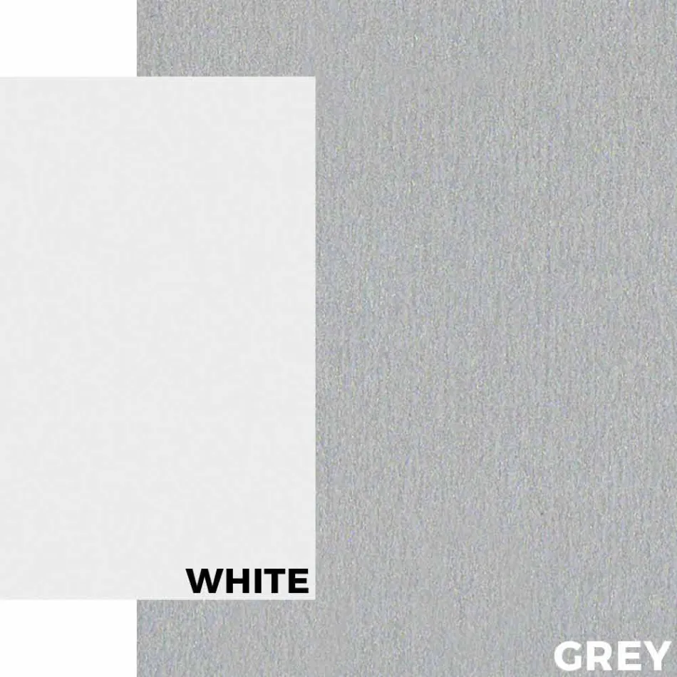 Zahradní stůl v moderním designu z bílého hliníku a laminátu - Oceania2 Viadurini