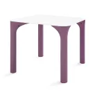 Zahradní stůl v Hpl s polyetylenovými nohami Made in Italy - Glen Viadurini