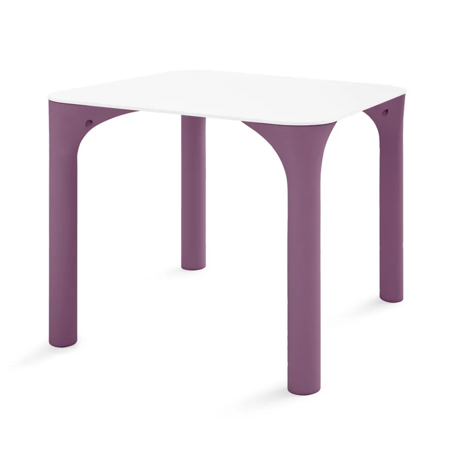 Zahradní stůl v Hpl s polyetylenovými nohami Made in Italy - Glen Viadurini