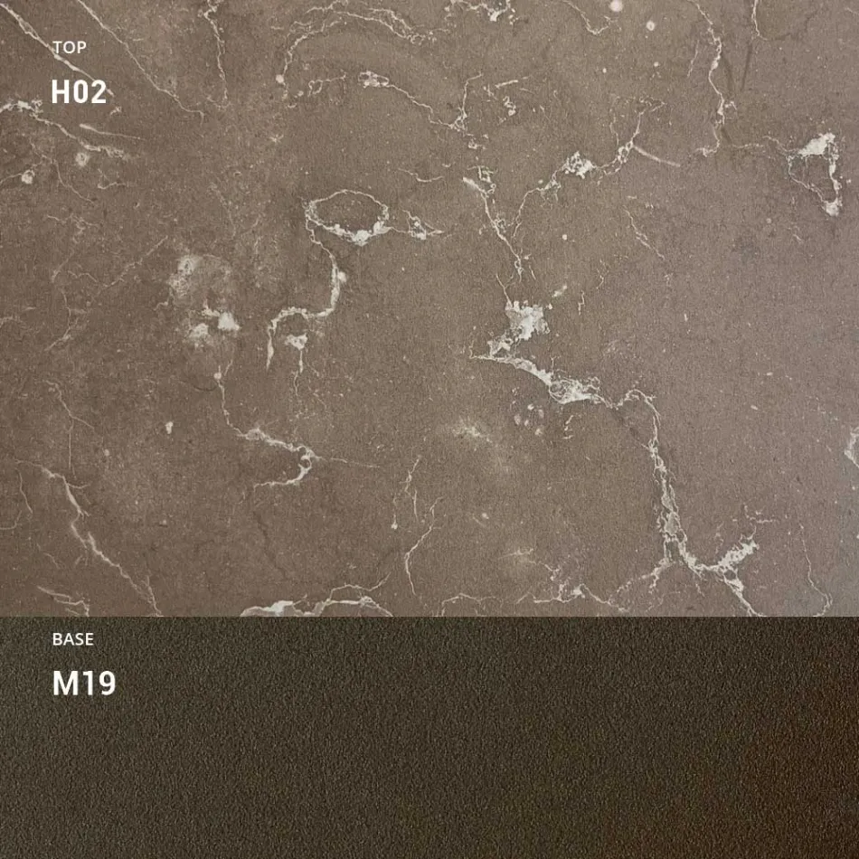 HPL zahradní stůl s hliníkovou konstrukcí Made in Italy - Carl Viadurini