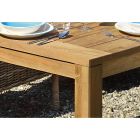Zahradní stůl vyrobený z moderního recyklovaného teakového dřeva - Gudrun Viadurini