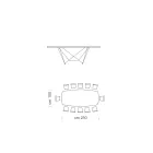 Keramický barel jídelní stůl Made in Italy - Ezzellino Viadurini