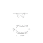 Keramický barel jídelní stůl Made in Italy - Ezzellino Viadurini