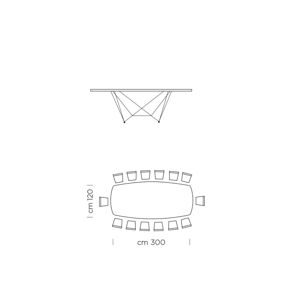 Keramický barel jídelní stůl Made in Italy - Ezzellino Viadurini