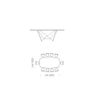 Keramický barel jídelní stůl Made in Italy - Ezzellino Viadurini