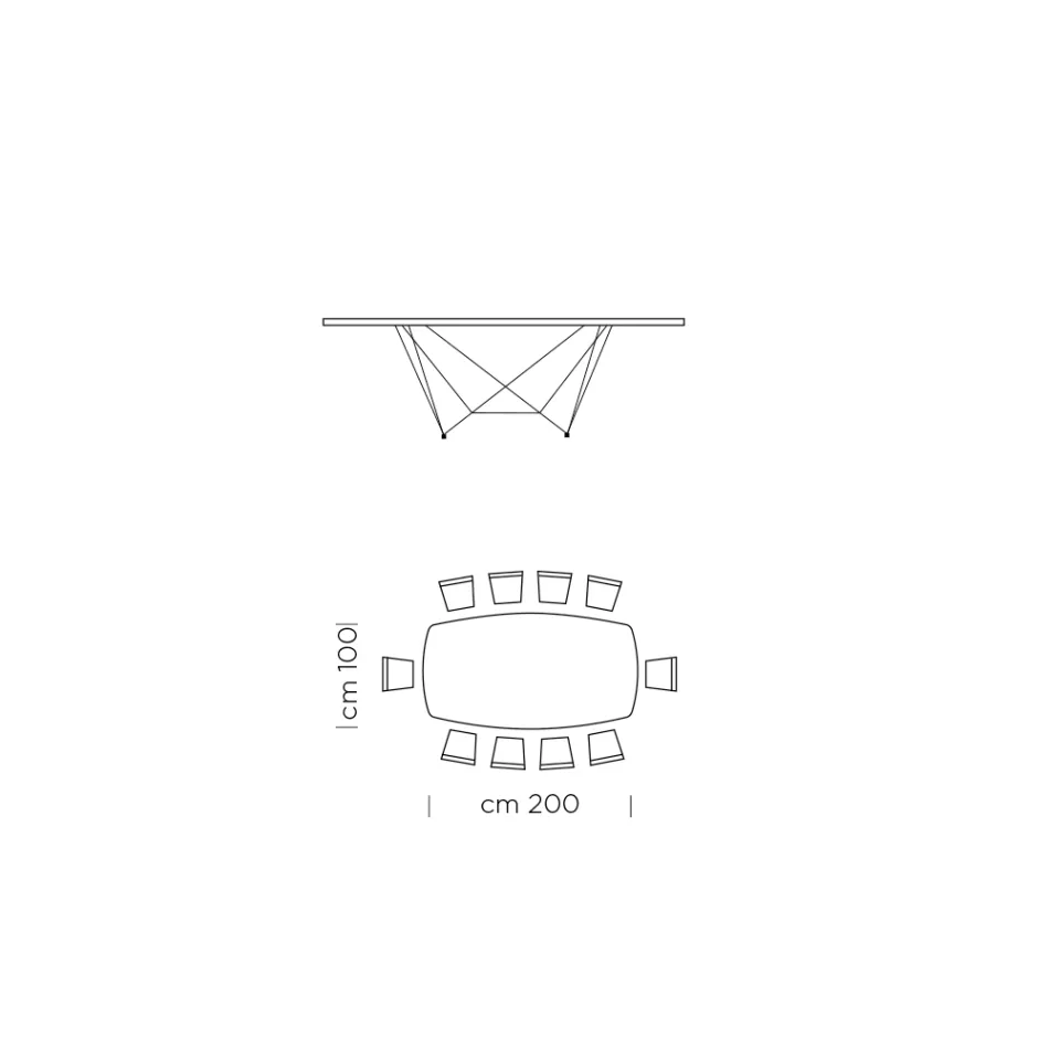 Keramický barel jídelní stůl Made in Italy - Ezzellino Viadurini