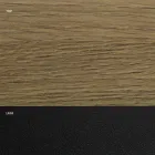 Jídelní stůl ve tvaru sudu z laminátu s efektem dřeva Made in Italy - Cave Viadurini