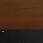 Jídelní stůl ve tvaru sudu z laminátu s efektem dřeva Made in Italy - Cave Viadurini