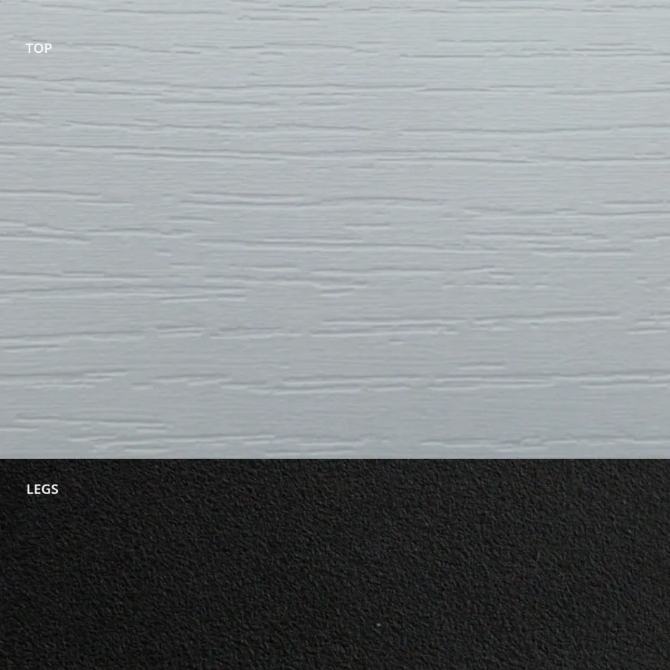 Jídelní stůl ve tvaru sudu z laminátu s efektem dřeva Made in Italy - Cave Viadurini