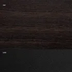 Jídelní stůl ve tvaru sudu z laminátu s efektem dřeva Made in Italy - Cave Viadurini