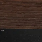 Jídelní stůl ve tvaru sudu z laminátu s efektem dřeva Made in Italy - Cave Viadurini