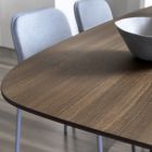 Sudový jídelní stůl ze dřeva a černého kovu Made in Italy - Alfero Viadurini