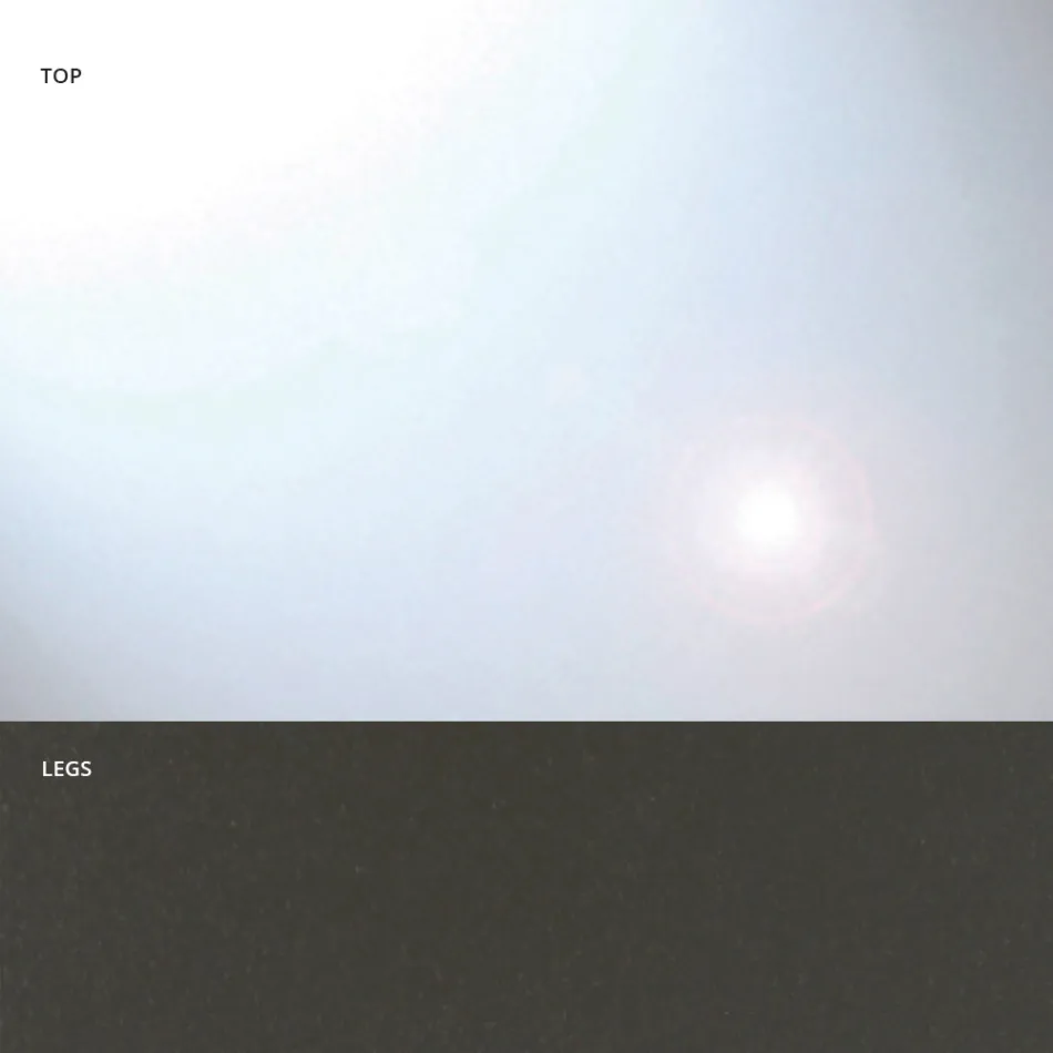 Jídelní stůl ve tvaru sudu ze skla a oceli Made in Italy - Cave Viadurini