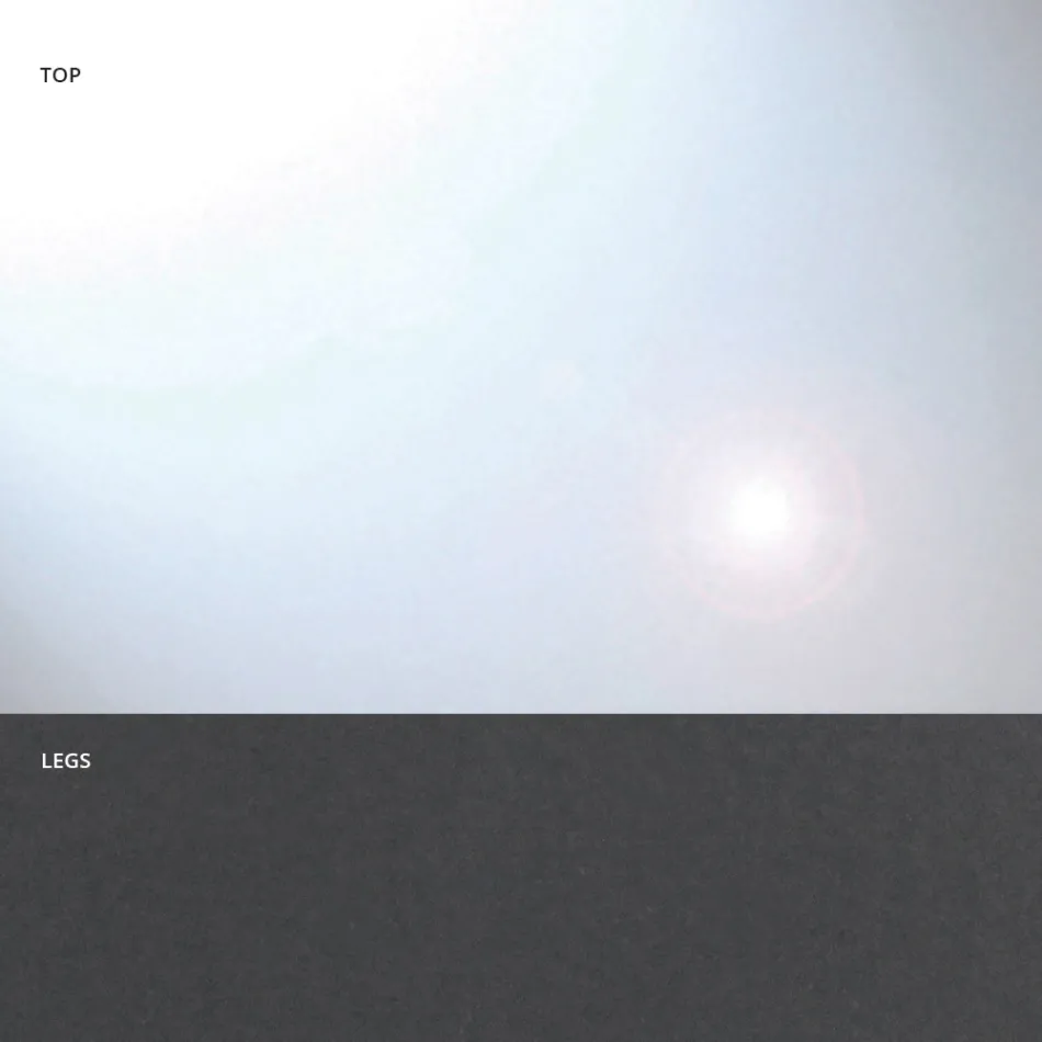 Jídelní stůl ve tvaru sudu ze skla a oceli Made in Italy - Cave Viadurini