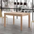 Rozkládací jídelní stůl Fiumicino 130x80 otevřený 190 cm, design Viadurini