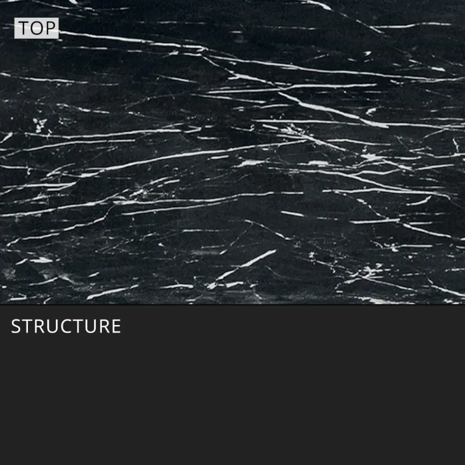 Rozkládací venkovní jídelní stůl 318 cm z hliníku a kameniny - Filomena Viadurini