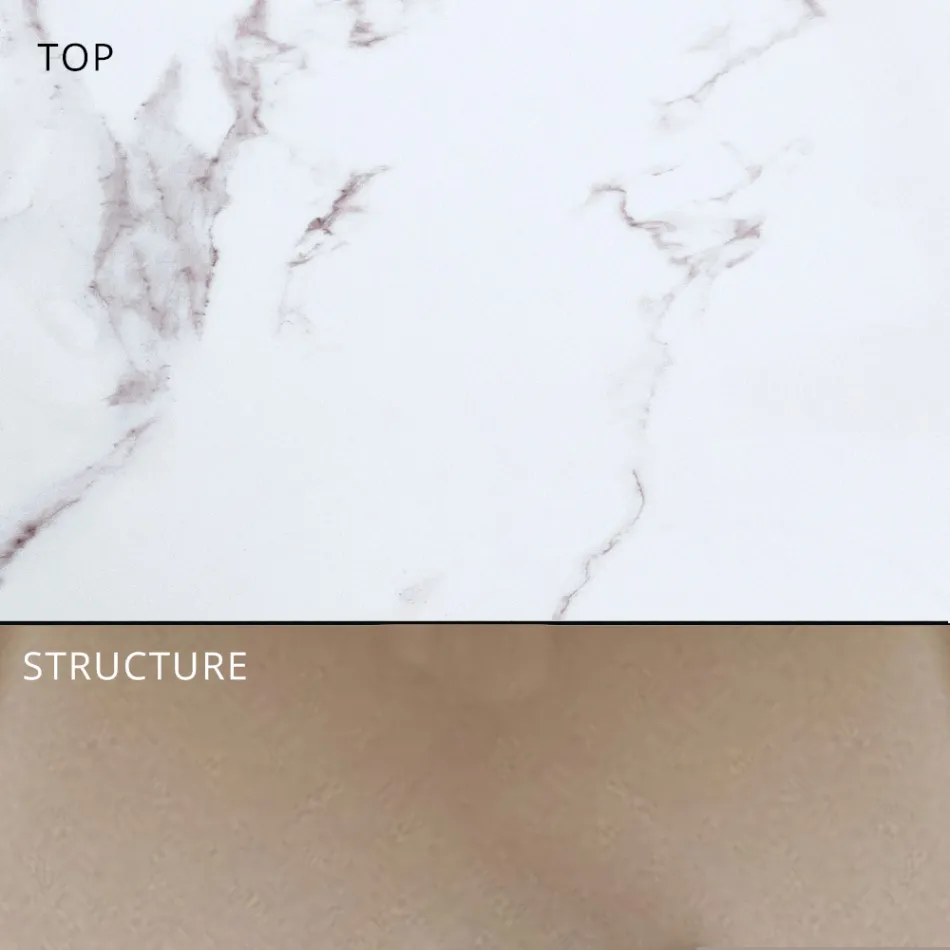 Rozkládací venkovní jídelní stůl 318 cm z hliníku a kameniny - Filomena Viadurini