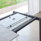 Rozkládací jídelní stůl na 180 cm v keramickém provedení Made in Italy - Pitagora Viadurini