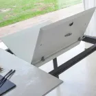 Rozkládací jídelní stůl na 180 cm v keramickém provedení Made in Italy - Pitagora Viadurini