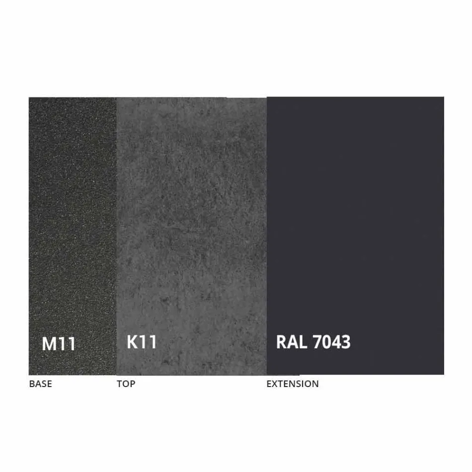 Rozkládací jídelní stůl na 180 cm v keramickém provedení Made in Italy - Pitagora Viadurini