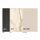 Rozkládací jídelní stůl na 180 cm v keramickém provedení Made in Italy - Pitagora Viadurini