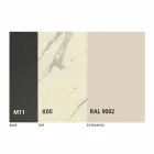 Rozkládací jídelní stůl na 180 cm v keramickém provedení Made in Italy - Pitagora Viadurini