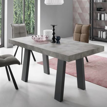 Rozkládací jídelní stůl na 260 cm v moderním designu Laminát - Tiferno Viadurini