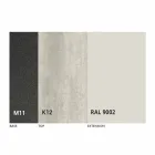 Rozkládací jídelní stůl na 298 cm v kovové a keramické desce - Anaconda Viadurini