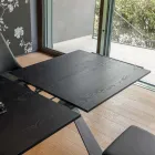 Rozkládací jídelní stůl na 298 cm z melaminu Made in Italy - Fedemo Viadurini
