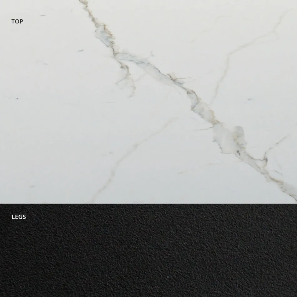 Rozkládací jídelní stůl na 300 cm z Hypermarble Made in Italy - Grotta Viadurini