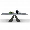 Roztažitelný jídelní stůl na 300 cm v laminátu HPL vyrobený v Itálii - Dalmata