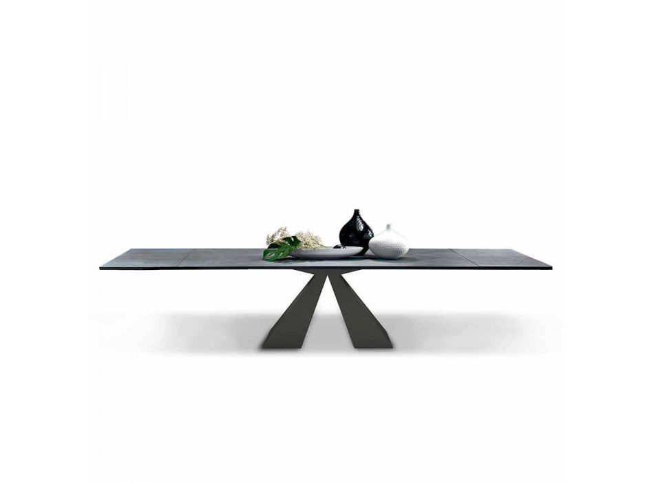 Rozkládací jídelní stůl na 300 cm z HPL laminátu Made in Italy - Dalmatian Viadurini