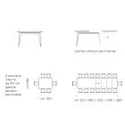 Rozkládací jídelní stůl na 310 cm z laminátu Made in Italy - 70. léta Viadurini