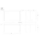 Kovový jídelní stůl rozkládací na 310 cm Made in Italy - Euclide Viadurini