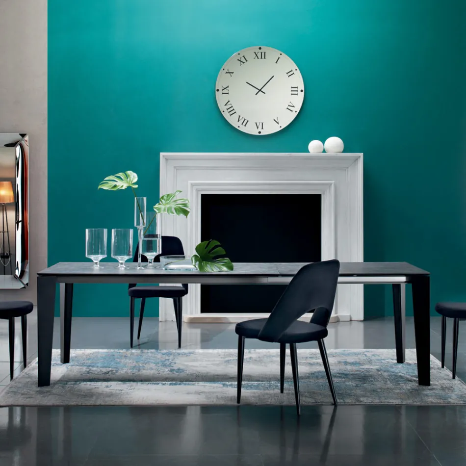 Rozkládací jídelní stůl na 325 cm z laminátu Made in Italy - 70. léta Viadurini